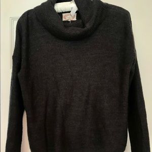 Charcoal Gray Cropped Sweater